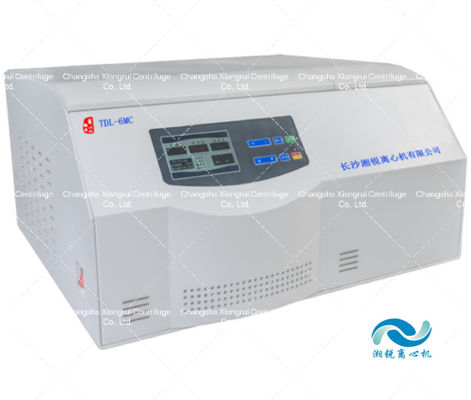 Top- Laboratory Centrifuge Machine Dimensions LxWxH 400mmx500mmx320mm 1min-999min Timer and AC220V 50Hz 10A Power Supply